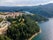 Photo of aerial Summer view of Dospat Reservoir, Smolyan Region, Bulgaria.