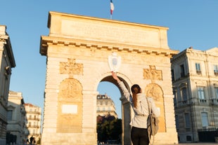 Saint Jean Castle and Cathedral de la Major and the Vieux port in Marseille, France.