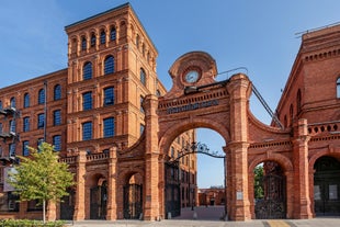 Photo of Town hall and Magistrat Square of Walbrzych, Poland.