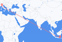 Flyreiser fra Denpasar, til Pisa