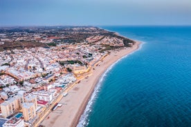 Photo of aerial view of Sanlucar de Barrameda, Cadiz, Spain.