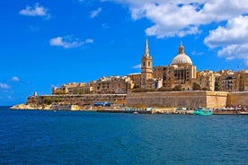 Tour guidato della crociera nel porto di Grand Harbour e Marsamxett incluso trasporto