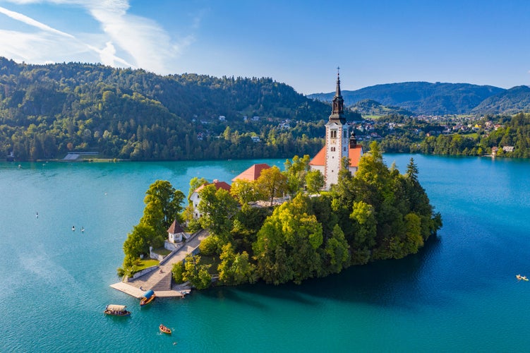 Photo of Bled , Slovenia .