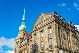 Photo of Dortmund city centre aerial panoramic view in Germany.