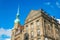 Reinoldi church and facades of old houses on Markt square at Dortmund, Germany