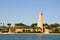 Monument to the Sailor of Italy, Brindisi city, Apulia, southern Italy.