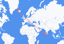 Flights from Malé to Reykjavík