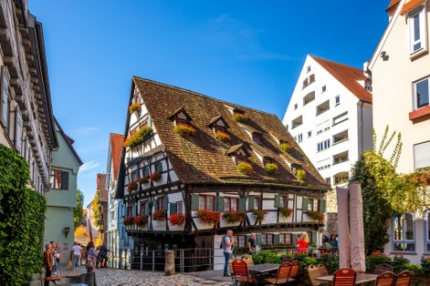 Fishing Square, Ulm, Baden Wuerttemberg, Germany