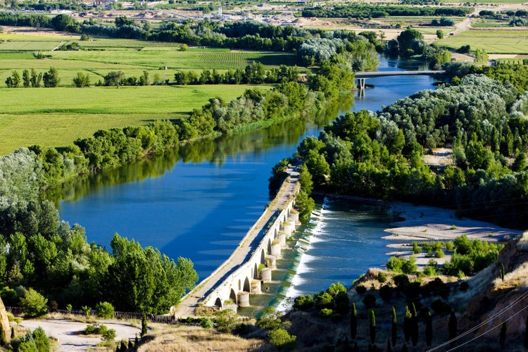 photo of view of Roman bridge, Toro, Zamora Province, Castile and Leon, Spain