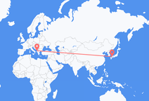 Flights from Hiroshima to Tirana