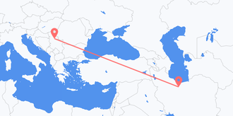 Iran to Serbia