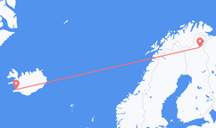 Flights from Reykjavík to Ivalo