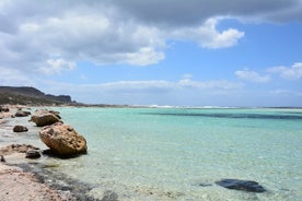 Tour di un'intera giornata alla spiaggia di Balos e all'isola di Gramvousa da Rethymno