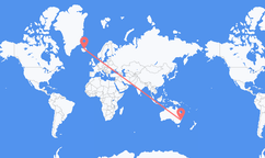 Flights from Sydney to Akureyri