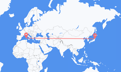 센다이 출발, 칼리아리 도착 항공편