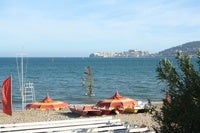 Vindicio beach(Formia, Italy) in a sunny day in early Summer.