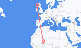 Flights from Niger to Northern Ireland