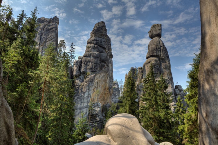 National Park of Adrspach-Teplice rocks. Rock Town. Czech Republic.jpg