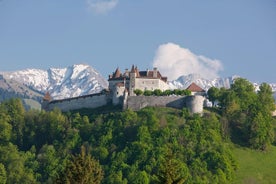 Tour de inverno Gruyères, chocolate e queijo saindo de Lausanne