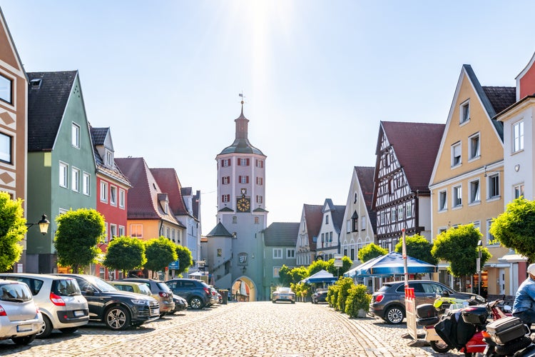 Photo of Tower called "Untere Tor" in Guenzburg, Bavaria, Germany .