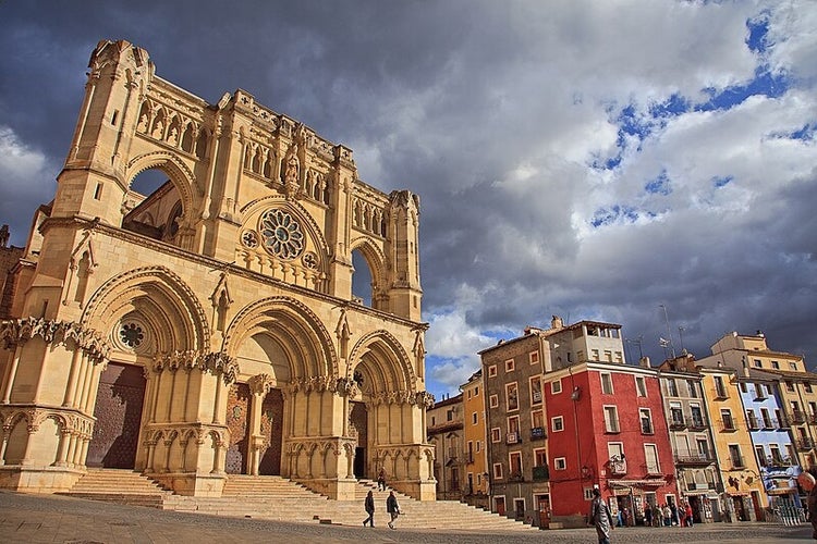 photo of view of Cuenca. Cathedral. Castilla - La Mancha, Cuenca, Spain.