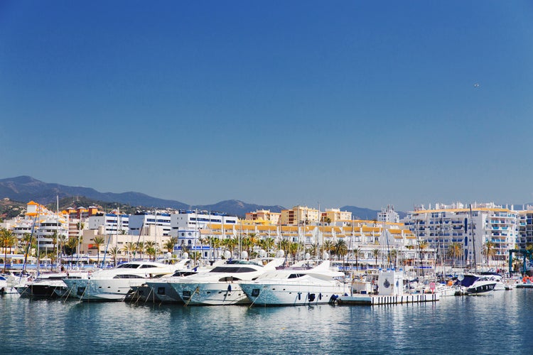 Puerto Deportivo de Estepona, Andalusia, Spain .