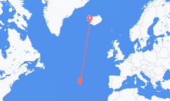 Flights from Reykjavík to Horta
