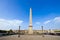 photo of Place de la Concorde and the Champs-Elysees at morning in Paris, France.