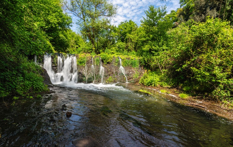 Scenic sight in the natural monument "Forre di Corchiano", near the village of Corchiano, in the Province of Viterbo, Lazio, Italy.