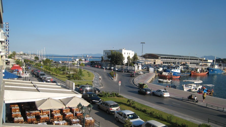 View of the port.