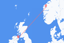 Flyrejser fra Sandane til Belfast