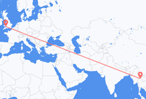 Flyrejser fra Chiang Rai Province, Thailand til Cardiff, Wales