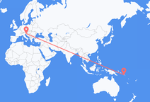 Flights from Honiara to Ljubljana