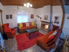 Breathtaking Lake View Cottage with a Fireplace Next to Ioannina City