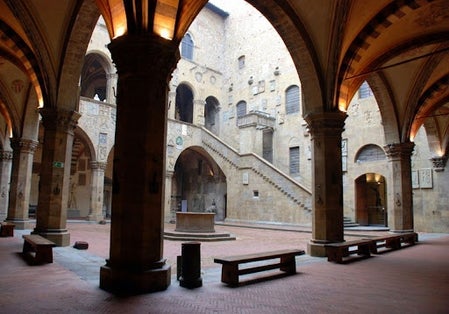 photo of backyard of Bargello National Museum, Florence, Italy.
