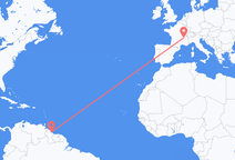 Georgetown to Lyon