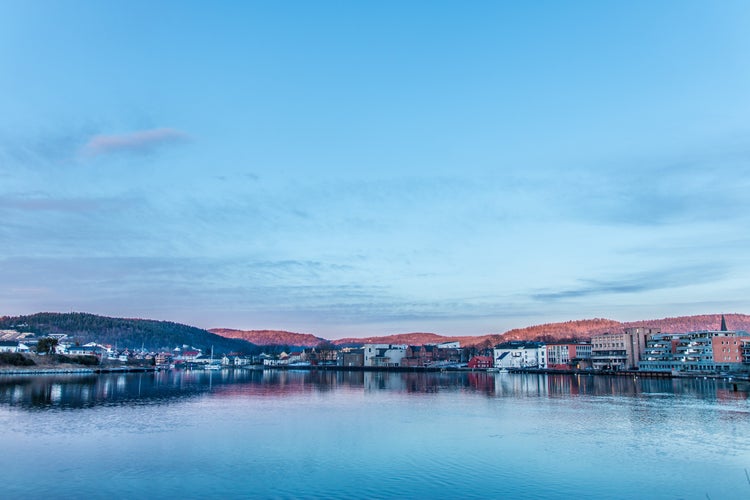 photo of view of Porsgrunn Lake Norway.