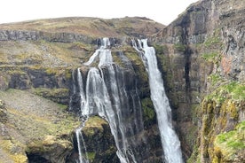 Glymur Hike og Hvammsvik Hot Springs