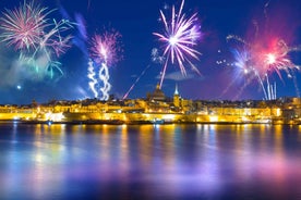 Malta: Valletta, Sliema, Bugibba Flugeldahátíðar Sigling