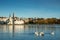 photo of Lake with Swans, Reykjavik Iceland.