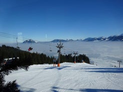 photo of village Ofterschwang in the Bavarian alps Germany.