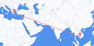 Vuelos de Camboya a Grecia