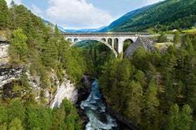 The Golden Train on Rauma Railway in Romsdalen