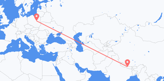 Flüge von Nepal nach Polen