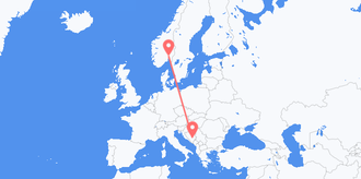 Norway to Bosnia & Herzegovina
