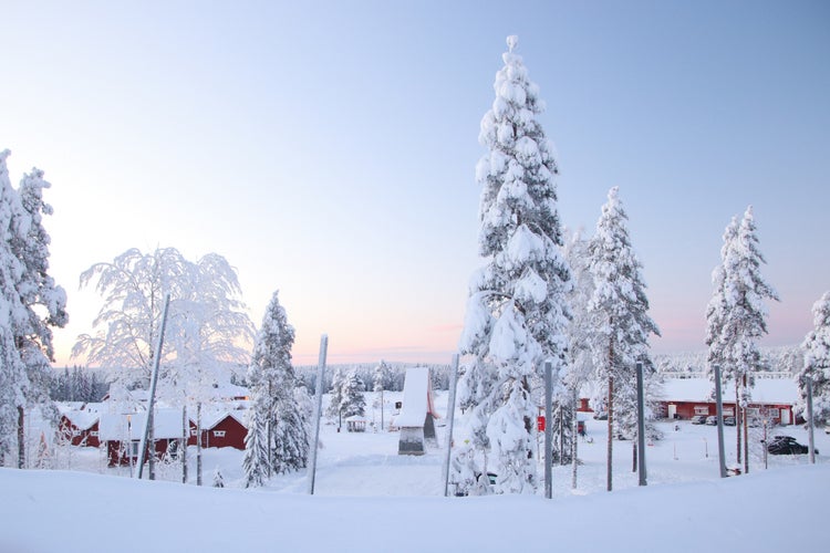 Photo of winter in Rovaniemi ,North Finland.