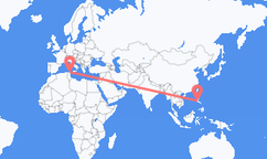 Tunis to Manila
