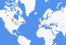 เที่ยวบิน จาก วินนิเพ็ก, แคนาดา ไปยัง แอร์ซูรุม, ตุรกี