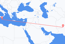 퀘타 출발, 발레타 도착 항공편
