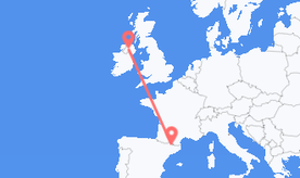 Flights from Andorra to Northern Ireland